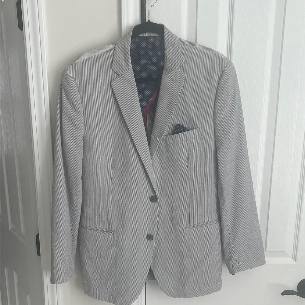 Johnston & Murphy Classic Seersucker Men's Blazer
